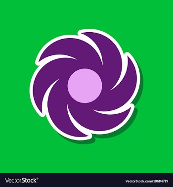 Paper sticker on stylish background of nature vector image