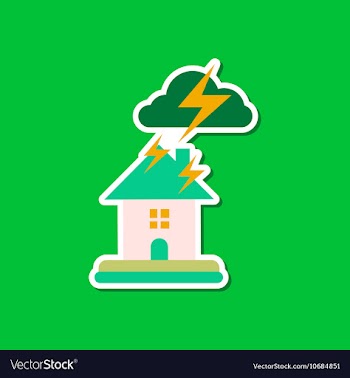 Paper sticker on stylish background of nature vector image