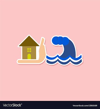 Paper sticker on stylish background of nature vector image