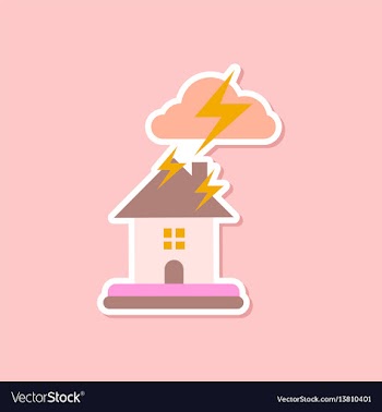 Paper sticker on stylish background of nature vector image