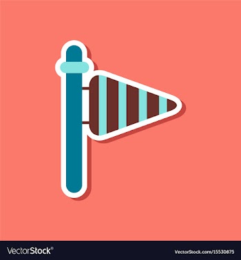 Paper sticker on stylish background of nature vector image