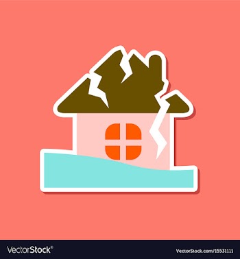 Paper sticker on stylish background of nature vector image