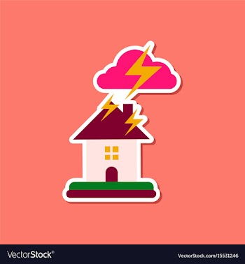 Paper sticker on stylish background of nature vector image