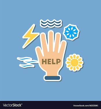 Paper sticker on stylish background of nature vector image