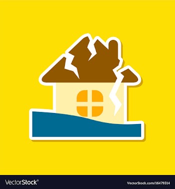 Paper sticker on stylish background of nature vector image