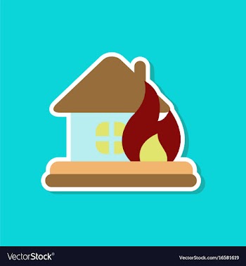 Paper sticker on stylish background of nature vector image