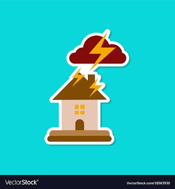 Paper sticker on stylish background of nature vector image