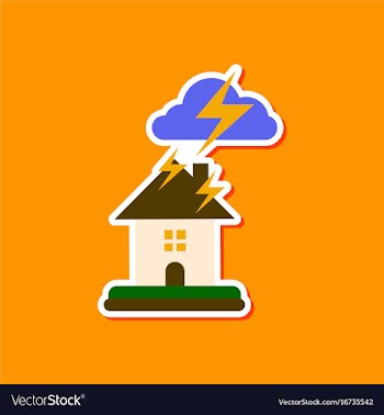Paper sticker on stylish background of nature vector image