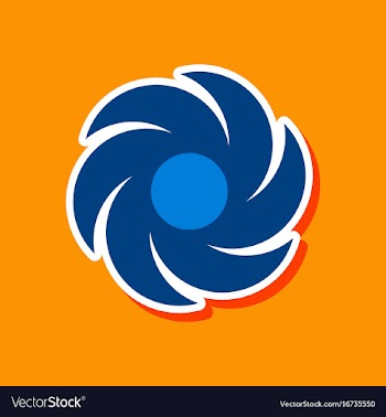 Paper sticker on stylish background of nature vector image