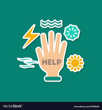Paper sticker on stylish background of nature vector image