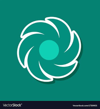 Paper sticker on stylish background of nature vector image