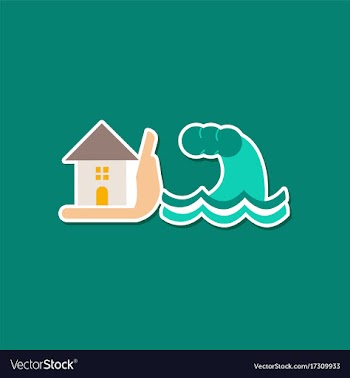Paper sticker on stylish background of nature vector image