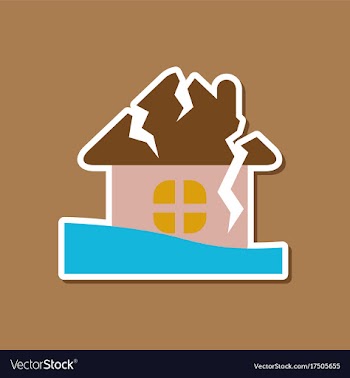 Paper sticker on stylish background of nature vector image