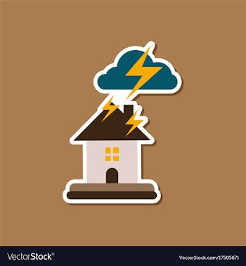 Paper sticker on stylish background of nature vector image