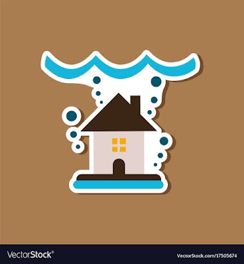 Paper sticker on stylish background of nature vector image