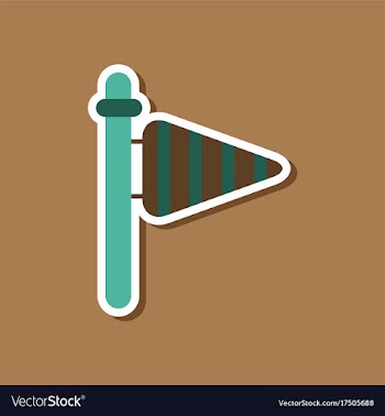 Paper sticker on stylish background of nature vector image