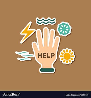 Paper sticker on stylish background of nature vector image
