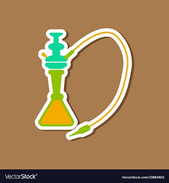 Paper sticker on stylish background of smoke vector image
