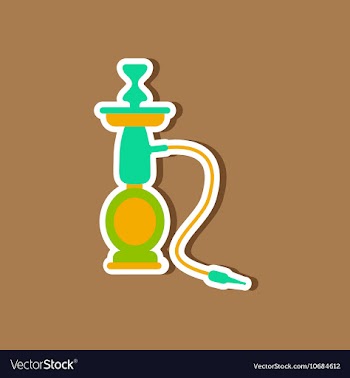 Paper sticker on stylish background of smoke vector image