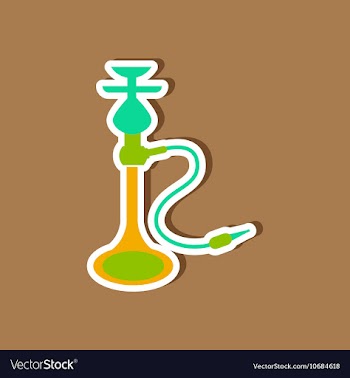 Paper sticker on stylish background of smoke vector image