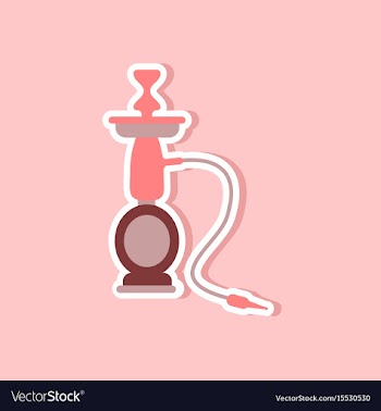 Paper sticker on stylish background of smoke vector image