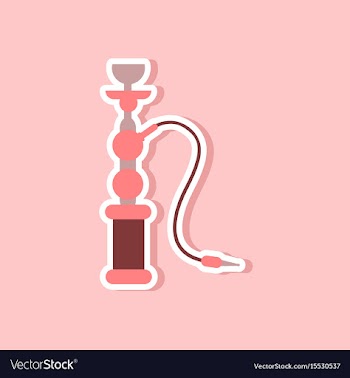 Paper sticker on stylish background of smoke vector image