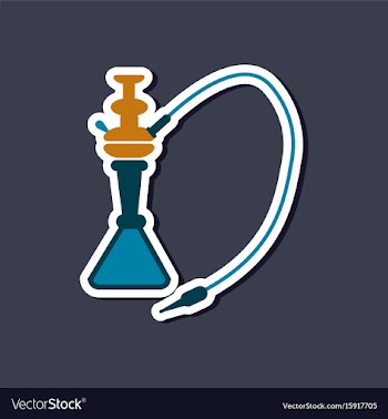 Paper sticker on stylish background of smoke vector image