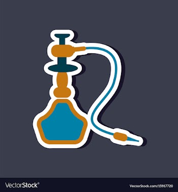 Paper sticker on stylish background of smoke vector image