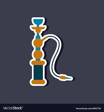 Paper sticker on stylish background of smoke vector image