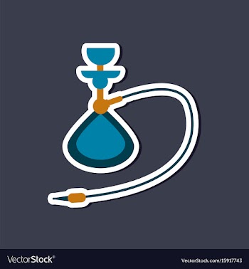 Paper sticker on stylish background of smoke vector image
