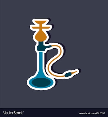 Paper sticker on stylish background of smoke vector image
