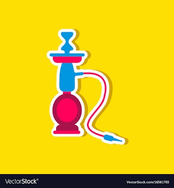 Paper sticker on stylish background of smoke vector image