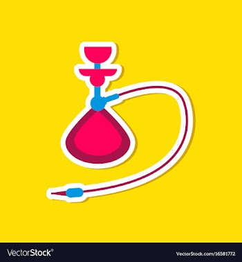 Paper sticker on stylish background of smoke vector image