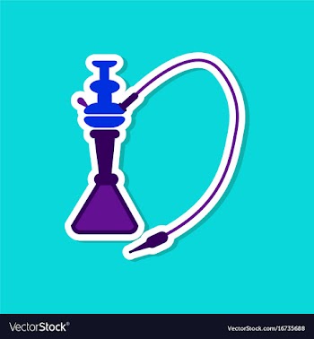 Paper sticker on stylish background of smoke vector image