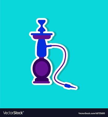 Paper sticker on stylish background of smoke vector image