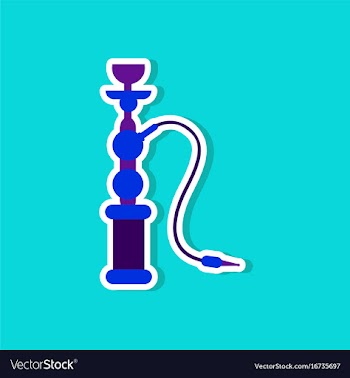 Paper sticker on stylish background of smoke vector image
