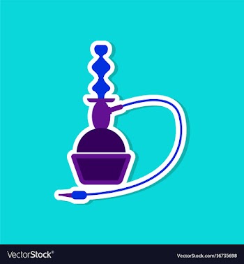Paper sticker on stylish background of smoke vector image