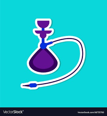 Paper sticker on stylish background of smoke vector image