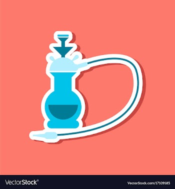 Paper sticker on stylish background of smoke vector image