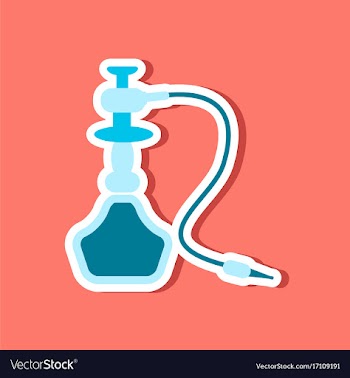 Paper sticker on stylish background of smoke vector image