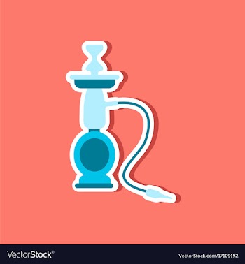 Paper sticker on stylish background of smoke vector image
