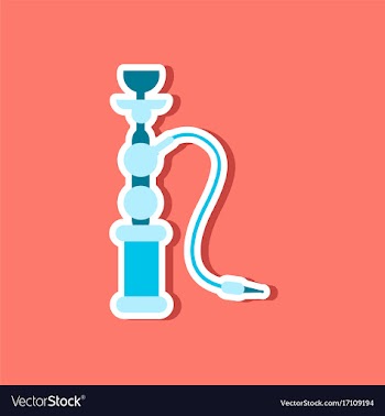 Paper sticker on stylish background of smoke vector image