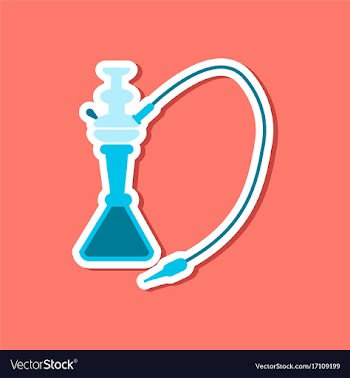 Paper sticker on stylish background of smoke vector image