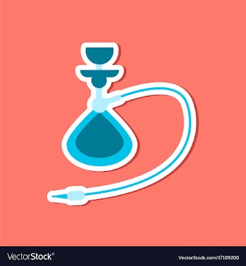 Paper sticker on stylish background of smoke vector image