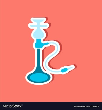 Paper sticker on stylish background of smoke vector image