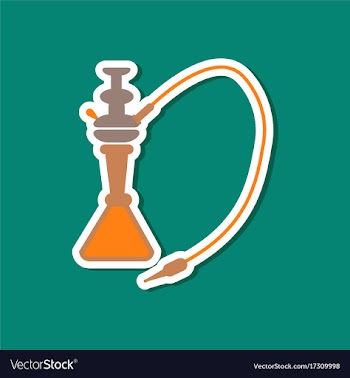 Paper sticker on stylish background of smoke vector image