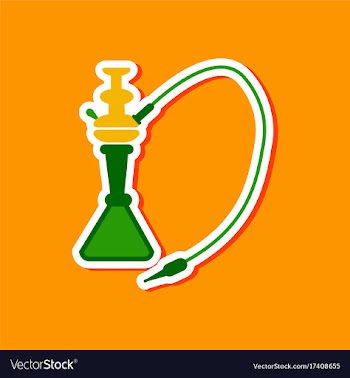 Paper sticker on stylish background of smoke vector image