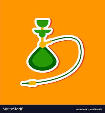 Paper sticker on stylish background of smoke vector image
