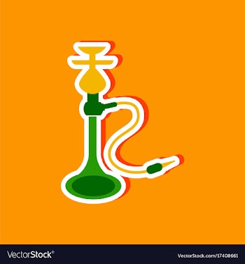Paper sticker on stylish background of smoke vector image