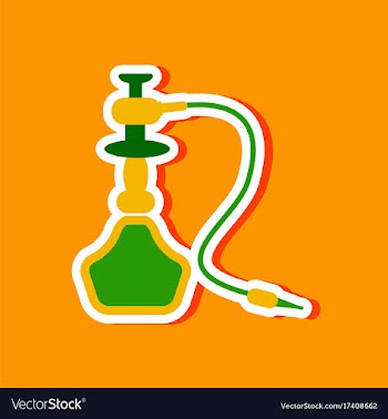 Paper sticker on stylish background of smoke vector image